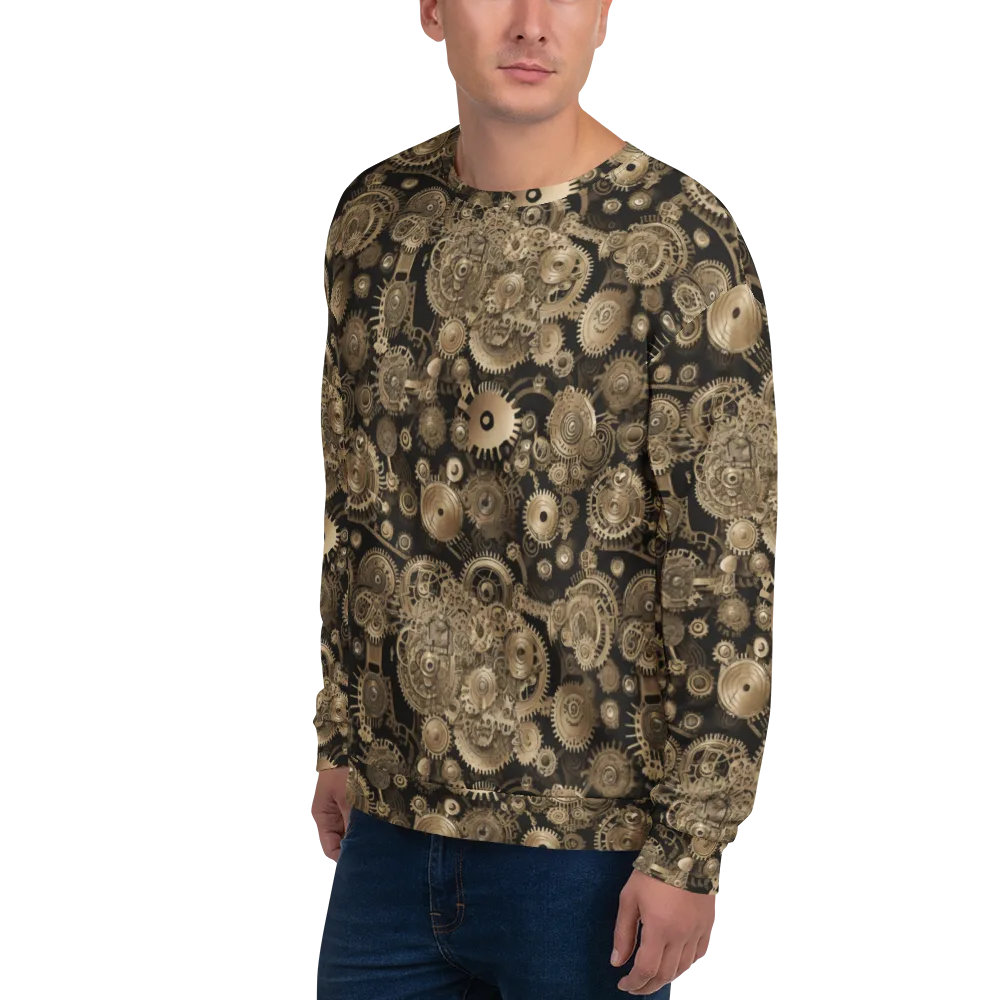 Brasswork Bloom on Sweatshirt — Left Front