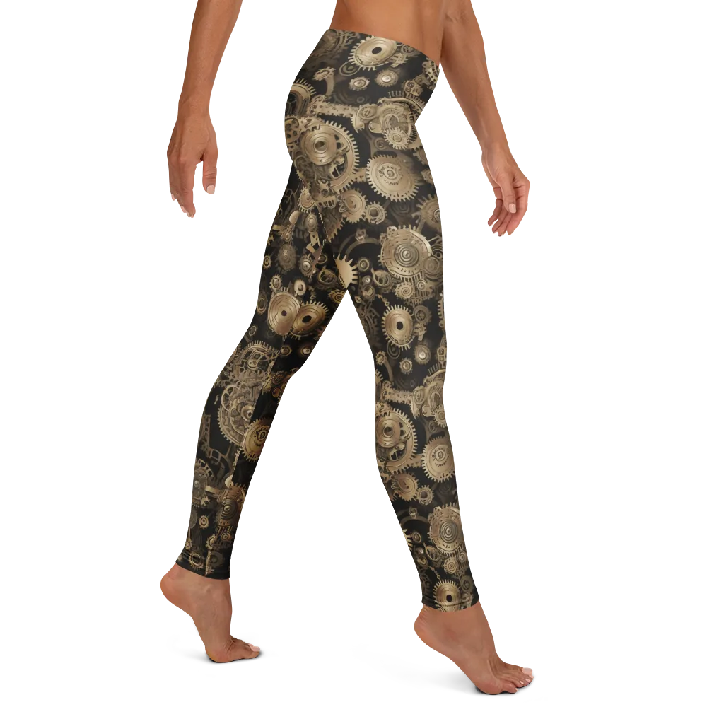 Brasswork Bloom on Leggings — Right
