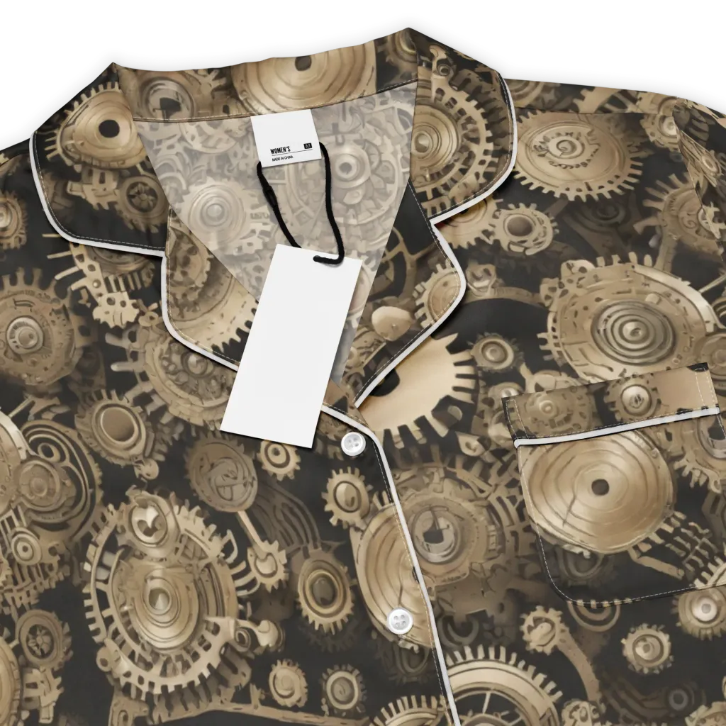 Brasswork Bloom on Women's Short Sleeve Pajama Top — Product details