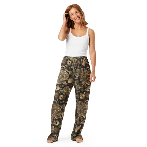 Brasswork Bloom on a Women's Pajama Pants