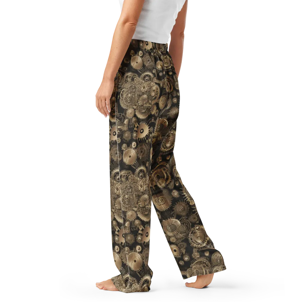 Brasswork Bloom on Women's Pajama Pants — Left