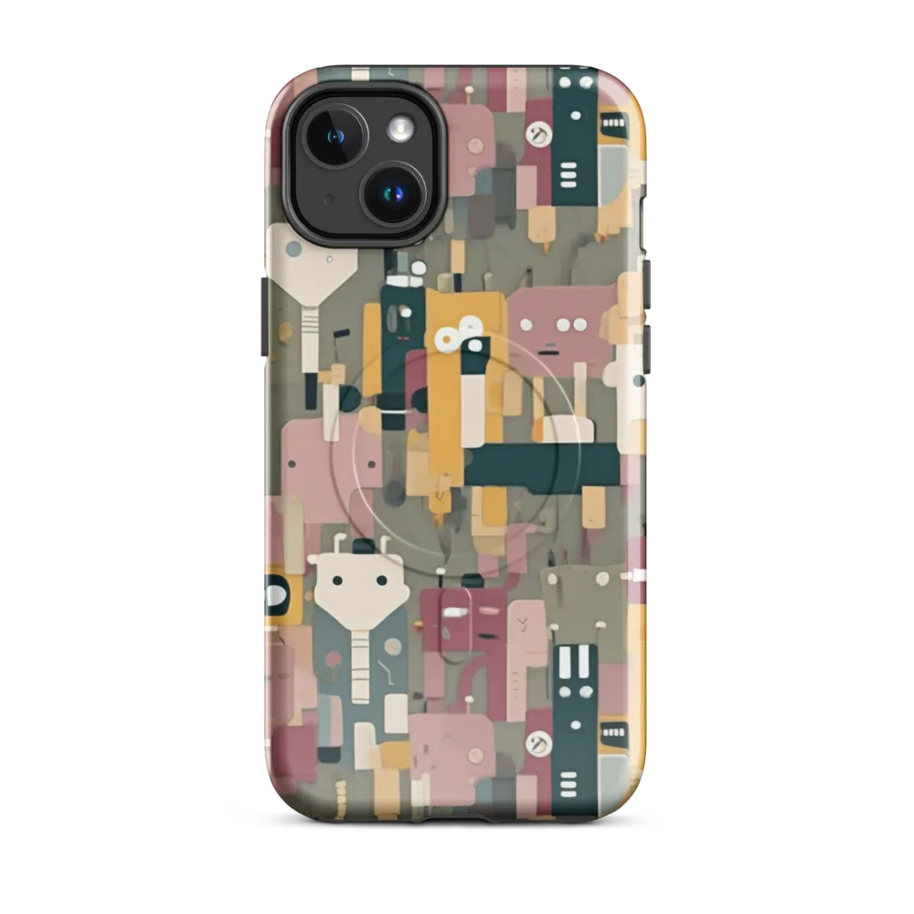 Robot Reverie on MagSafe Tough Case for iPhone® — Front