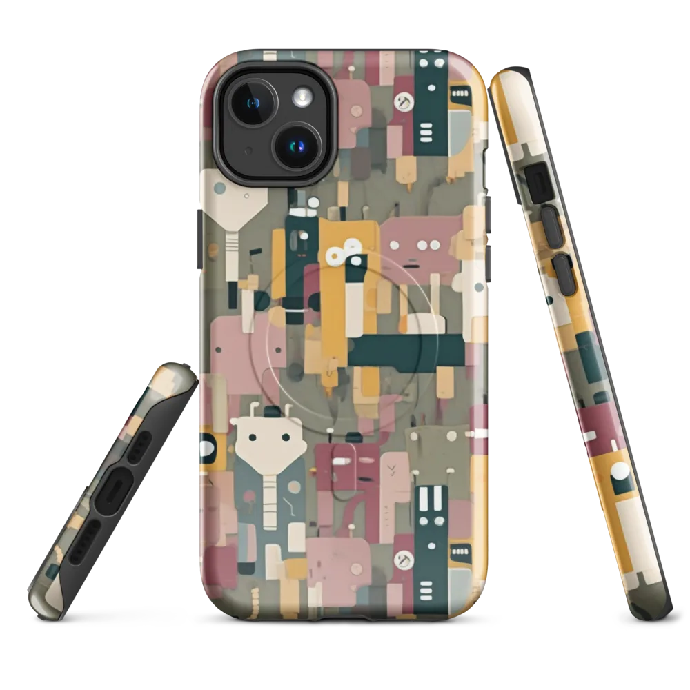 Robot Reverie on MagSafe Tough Case for iPhone® — Front