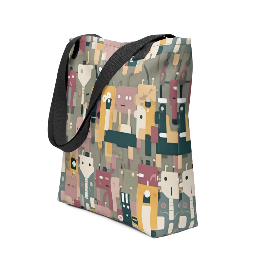 Robot Reverie on Tote Bag — Front