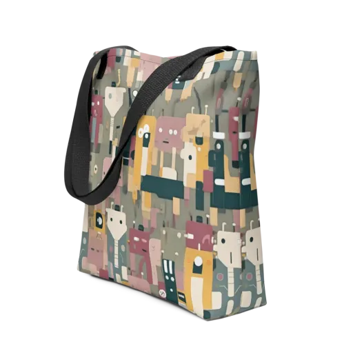 Robot Reverie on a Tote Bag