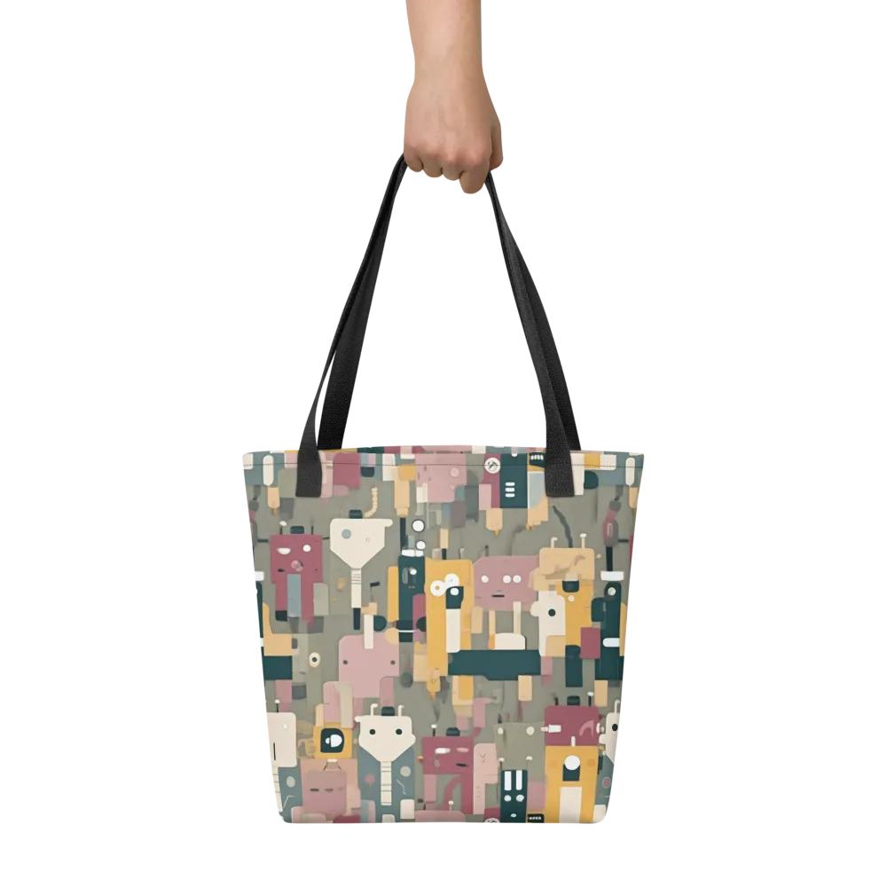 Robot Reverie on Tote Bag — Front