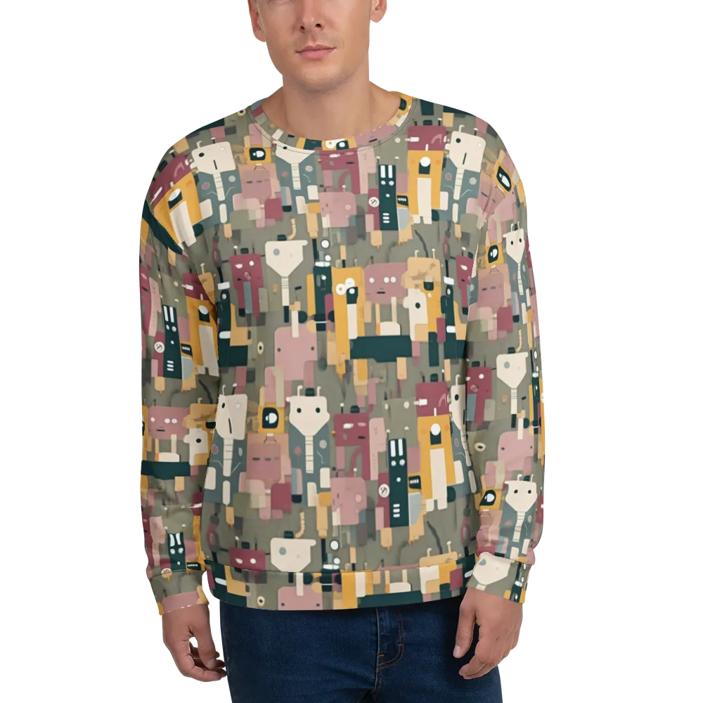 Robot Reverie on Sweatshirt — Front