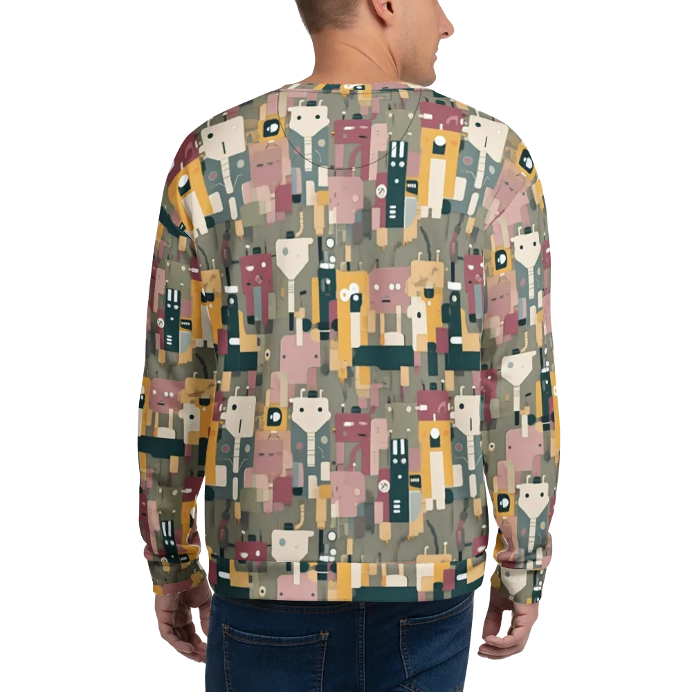 Robot Reverie on Sweatshirt — Back
