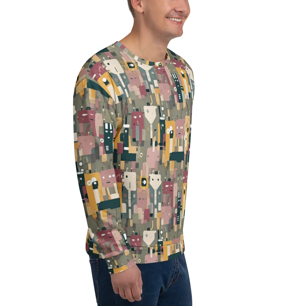 Robot Reverie on Sweatshirt — Right Front