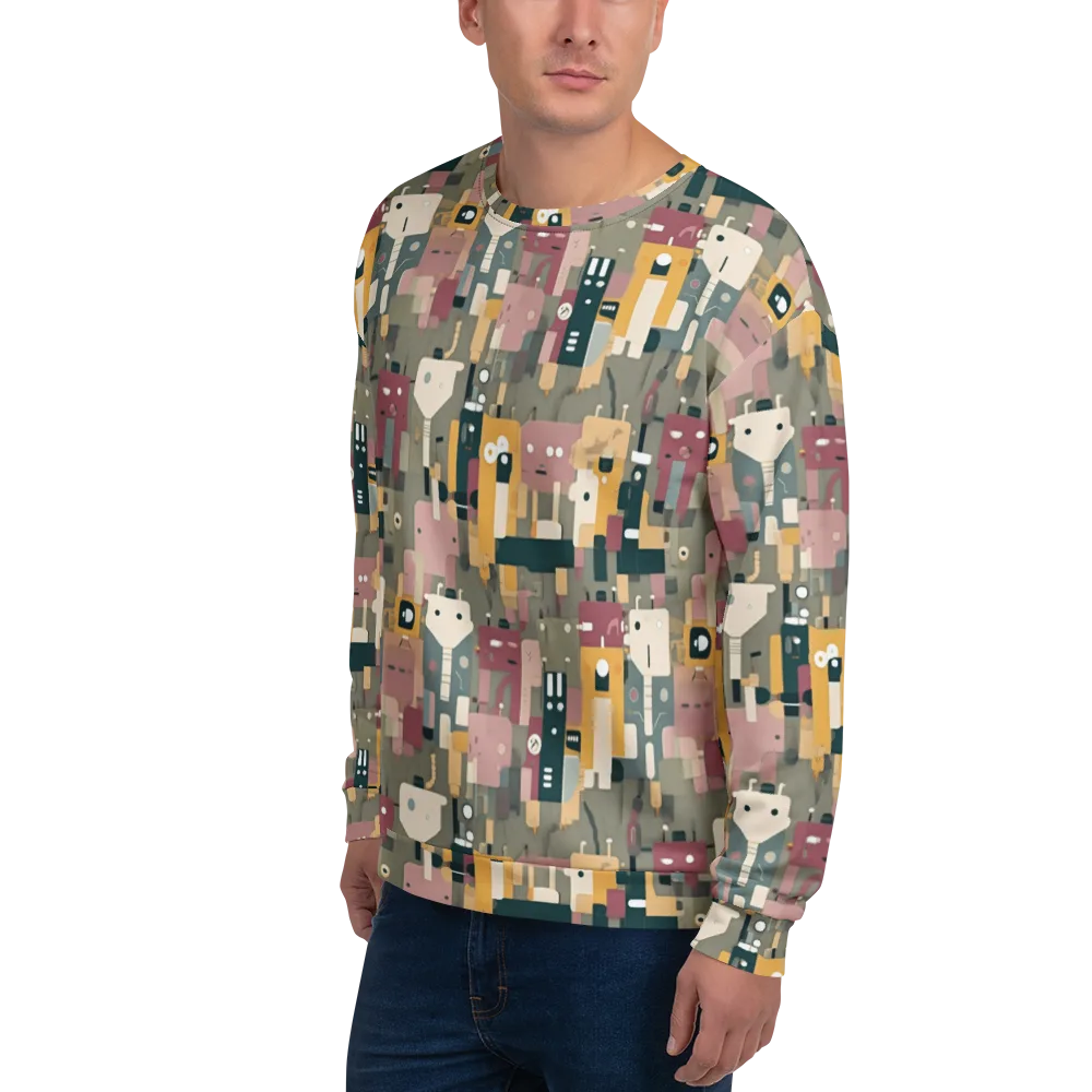 Robot Reverie on Sweatshirt — Left Front