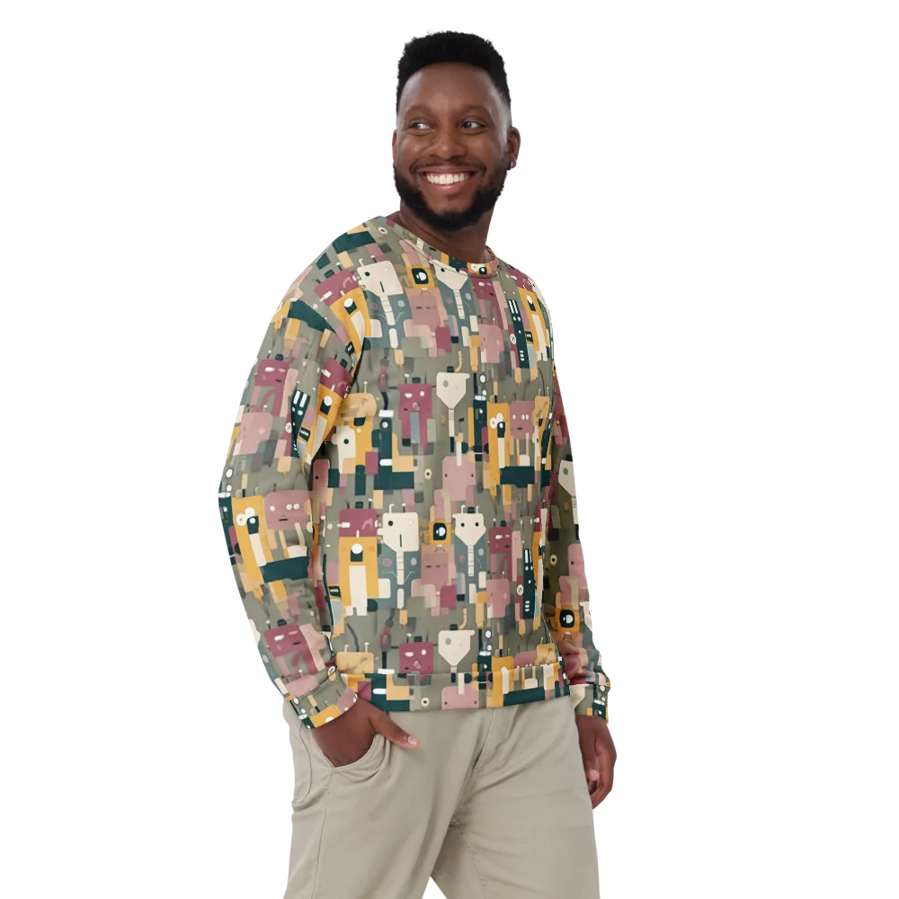 Robot Reverie on Sweatshirt — Front
