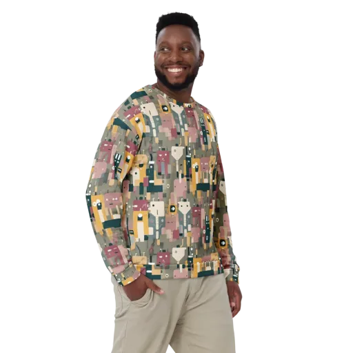 Robot Reverie on a Sweatshirt