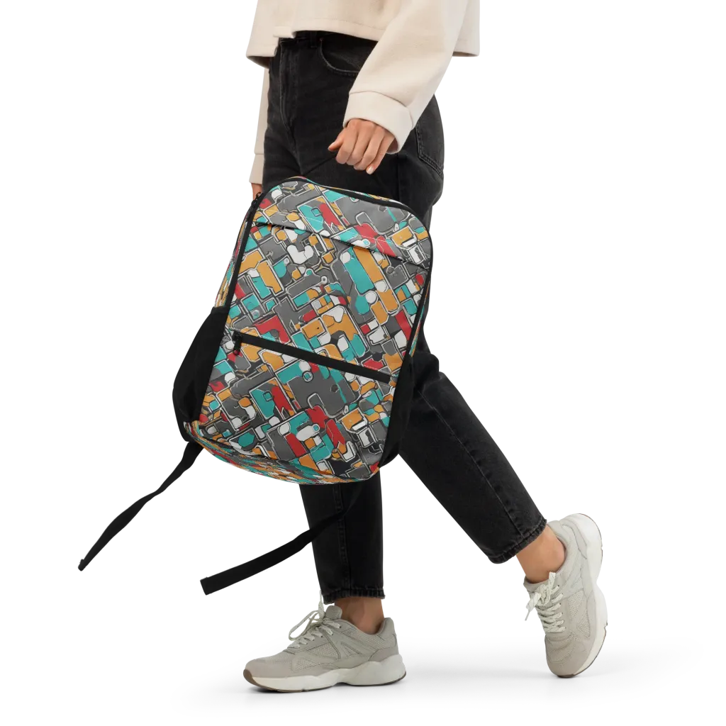 Neon Switchboard on Utility Backpack — Front