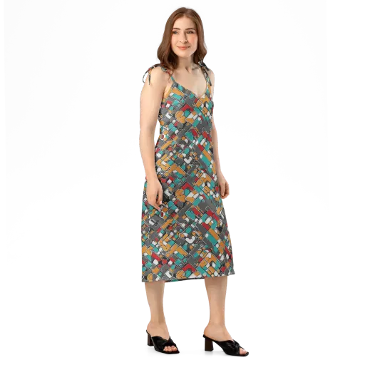 Neon Switchboard on a Slip Dress