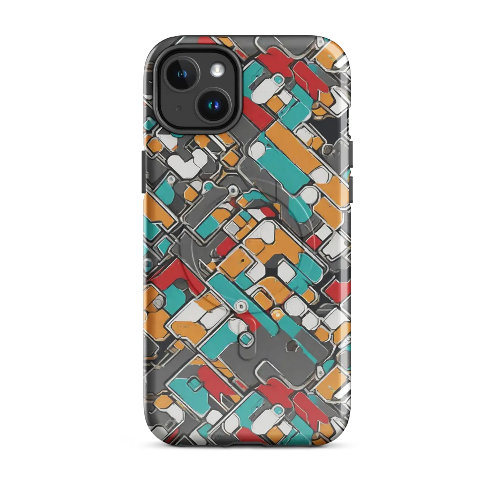 Neon Switchboard on MagSafe Tough Case for iPhone® — Front