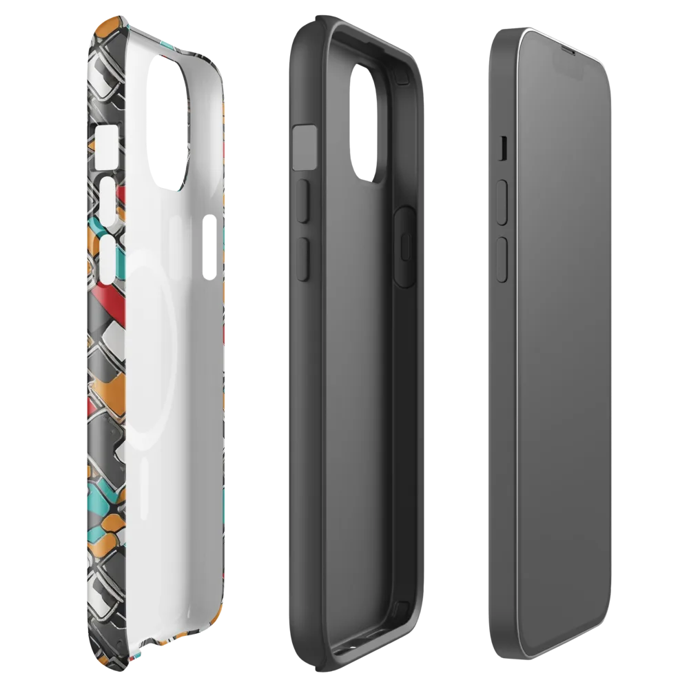 Neon Switchboard on MagSafe Tough Case for iPhone® — Front