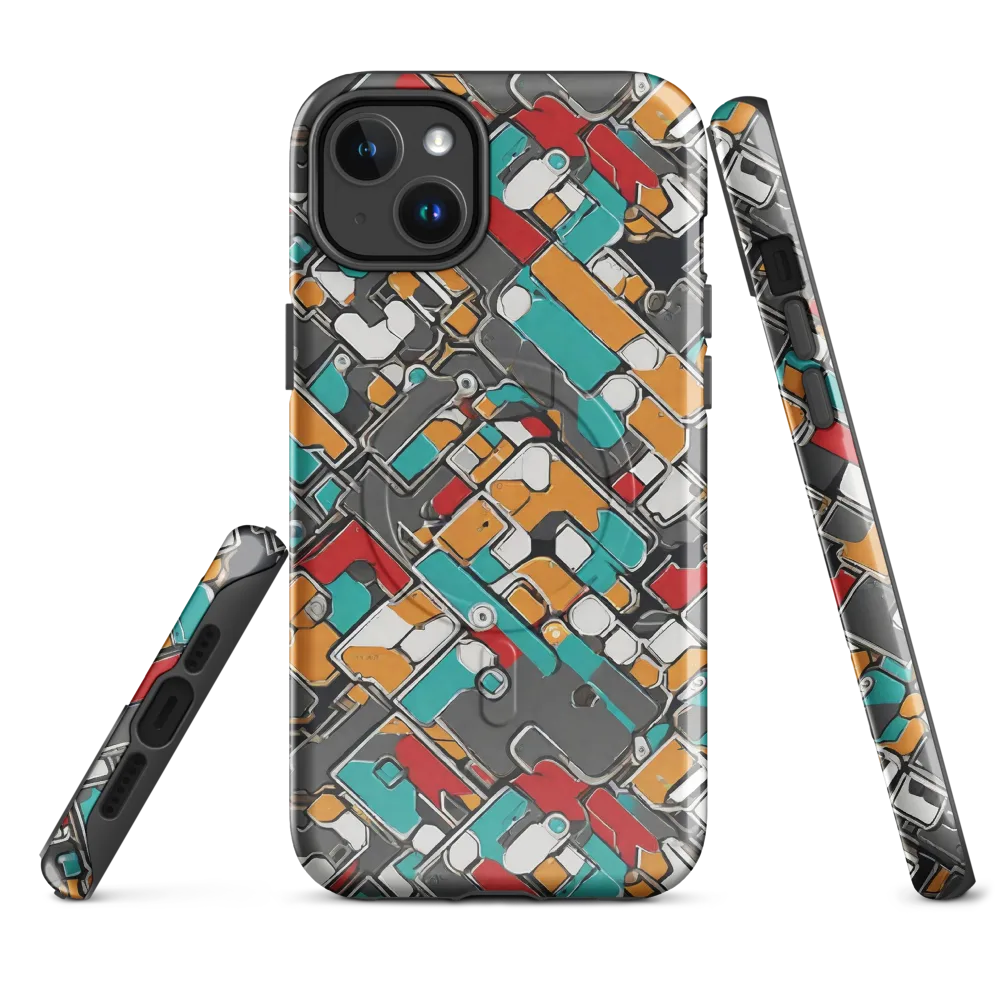 Neon Switchboard on MagSafe Tough Case for iPhone® — Front