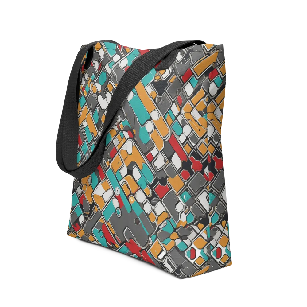 Neon Switchboard on Tote Bag — Front