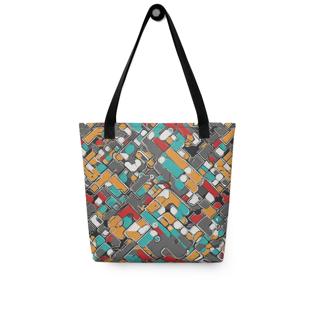 Neon Switchboard on Tote Bag — Front