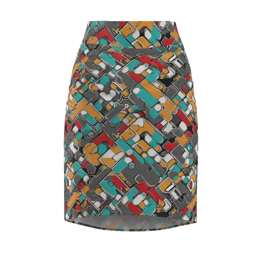 Neon Switchboard on a Pencil Skirt
