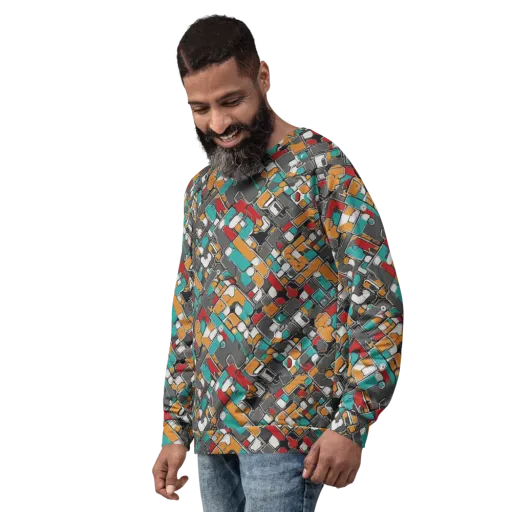 Neon Switchboard on a Sweatshirt
