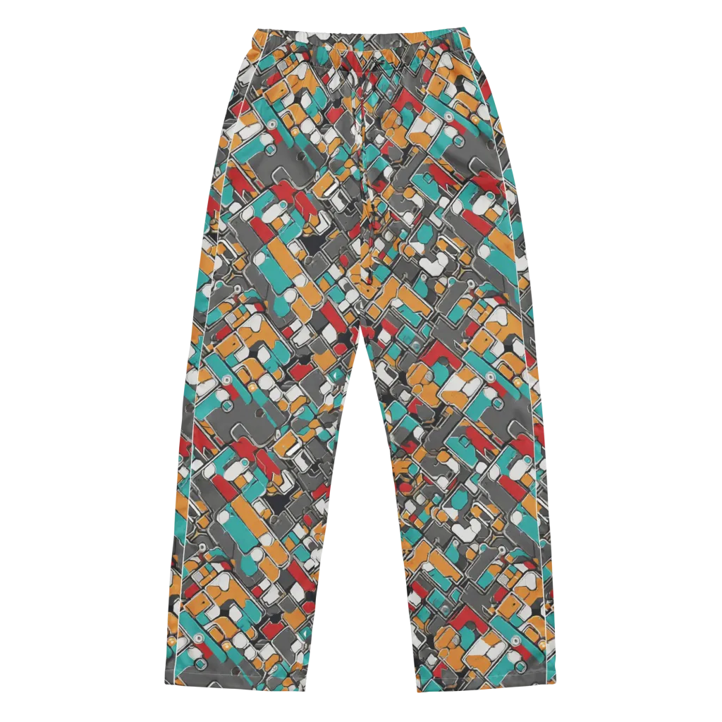 Neon Switchboard on Women's Pajama Pants — Front