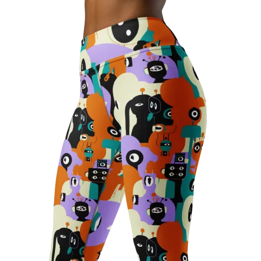 Neon Botany on a Yoga Leggings