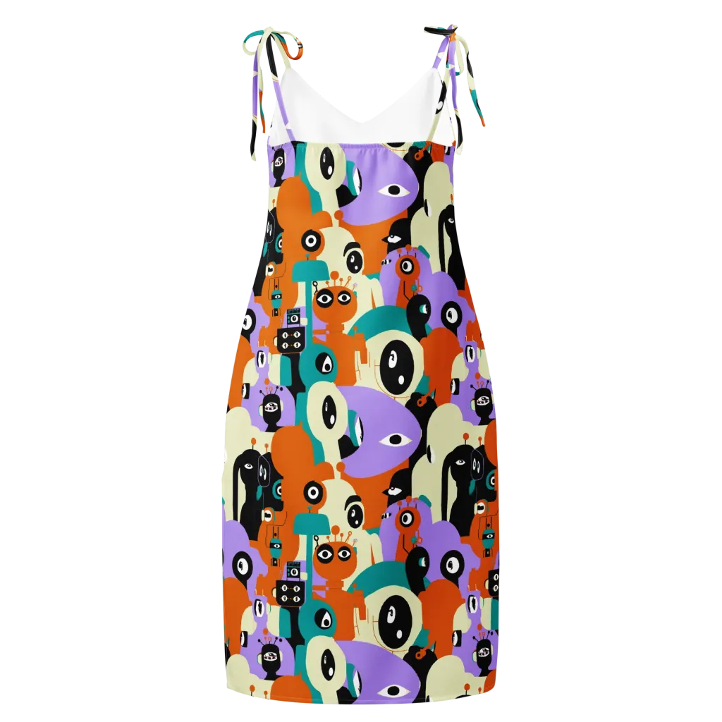 Neon Botany on Slip Dress — Back
