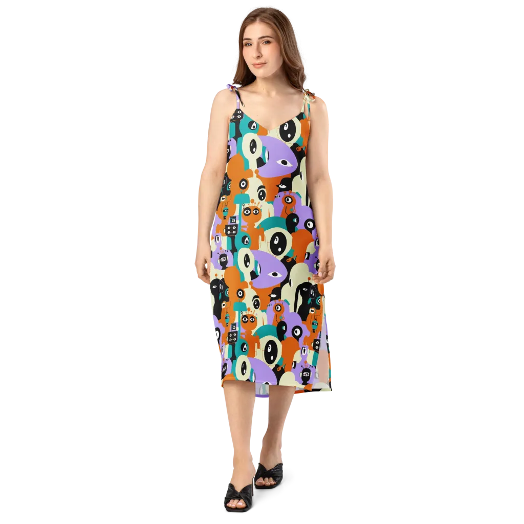 Neon Botany on Slip Dress — Front