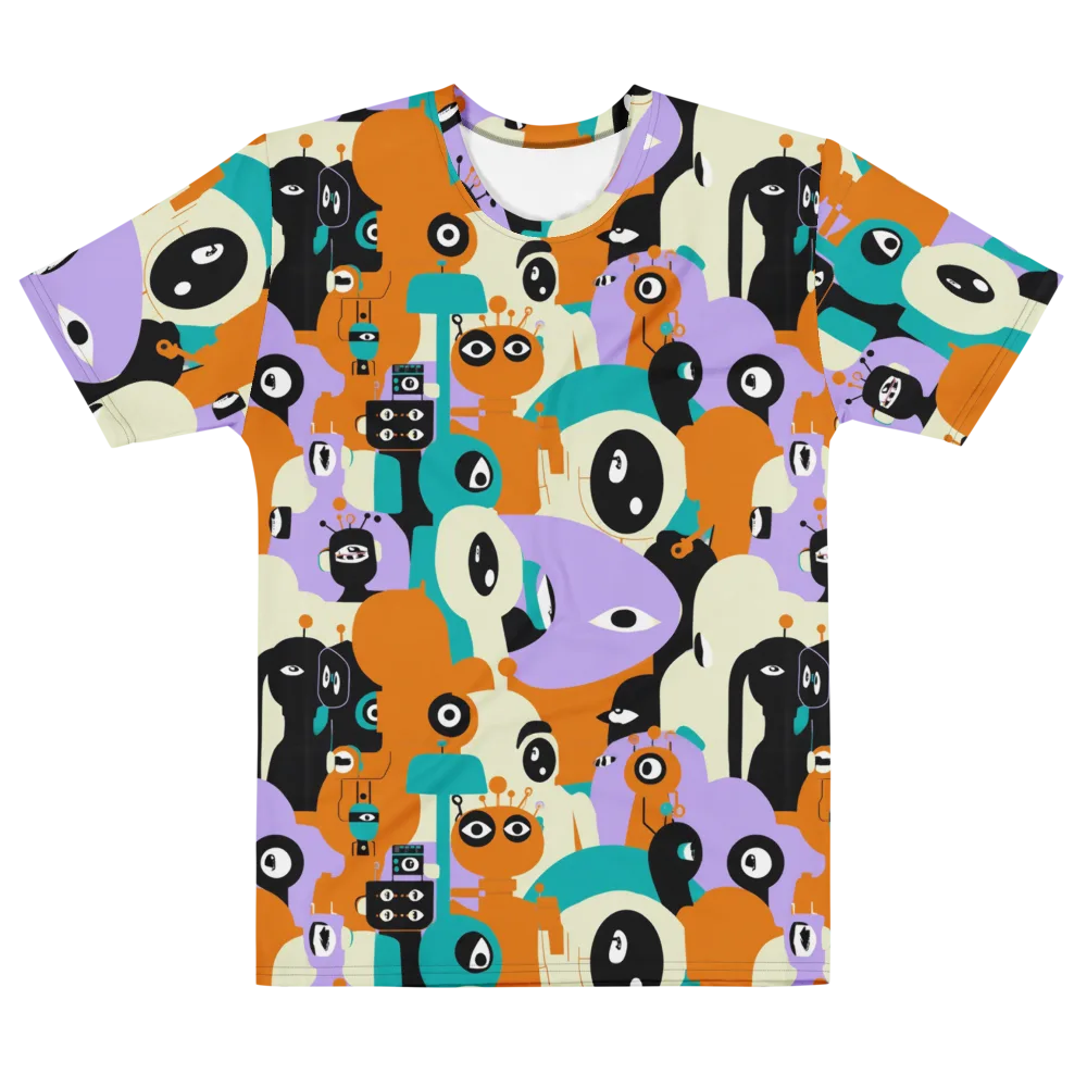 Neon Botany on Men's Cotton Crew Neck T-Shirt — Front