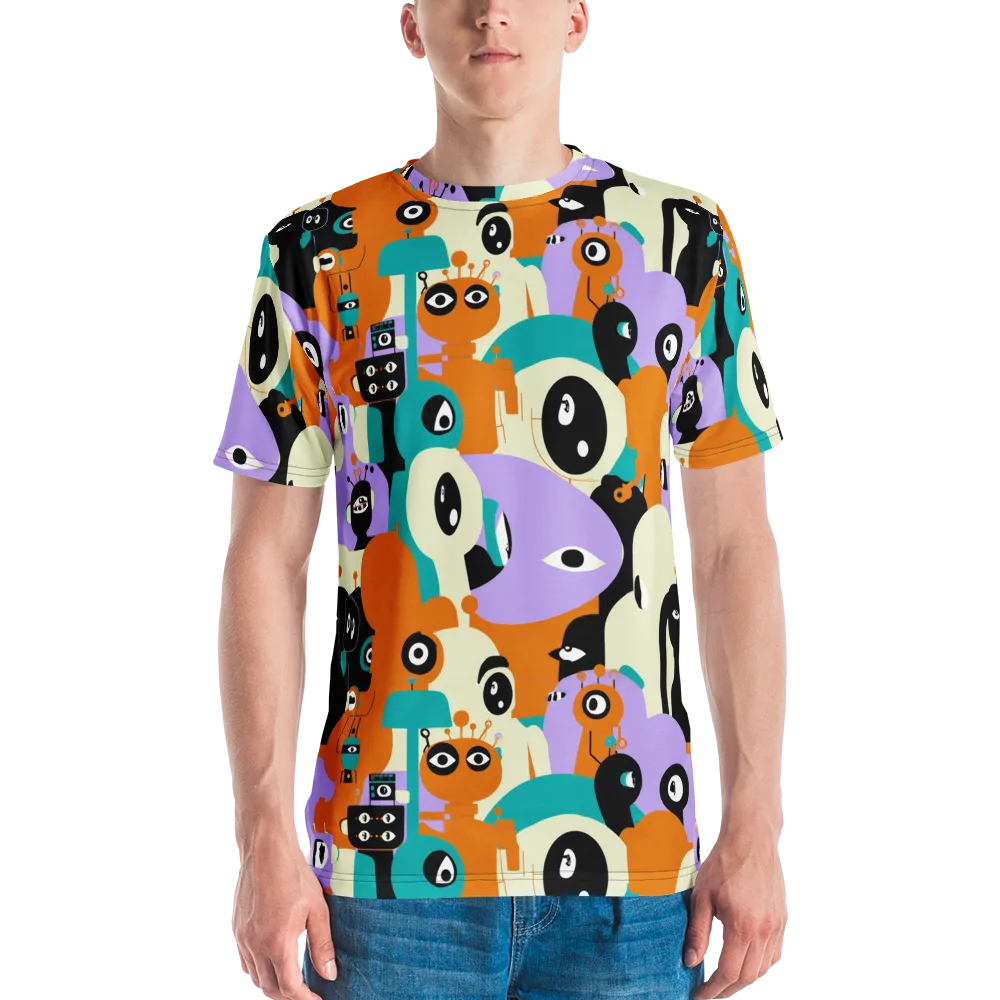 Neon Botany on Men's Crew Neck T-Shirt — Front