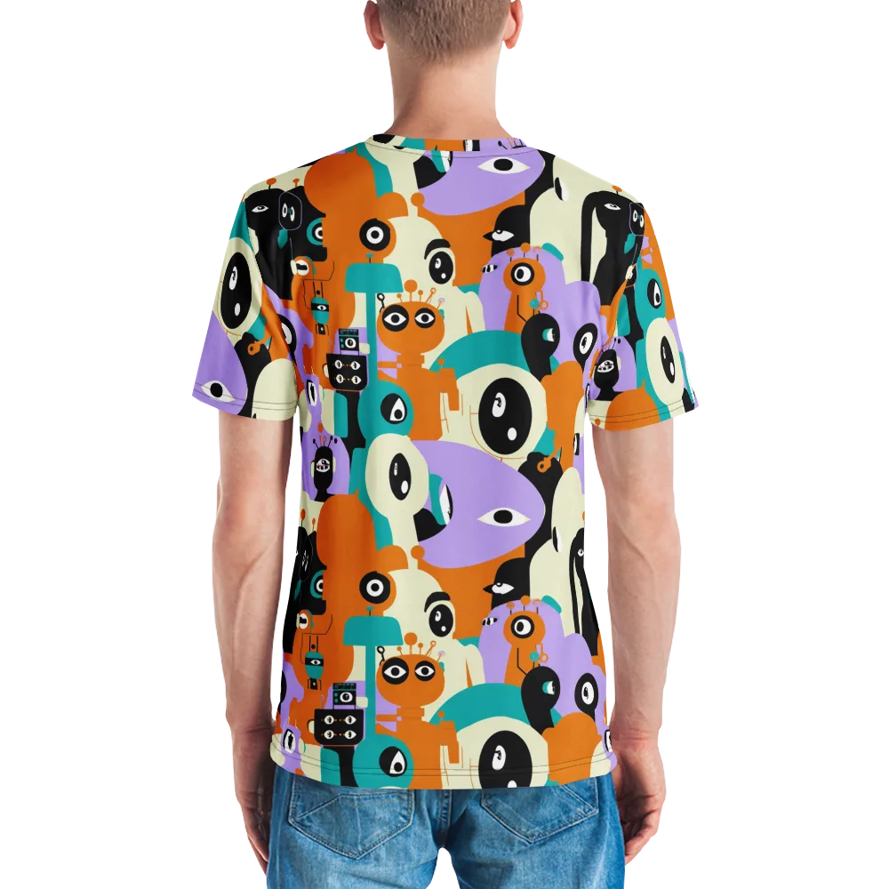 Neon Botany on Men's Crew Neck T-Shirt — Back