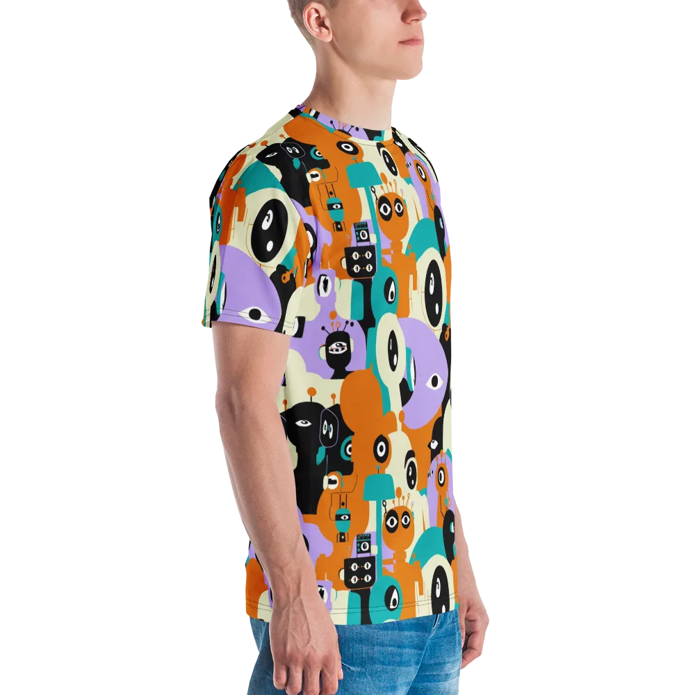 Neon Botany on Men's Crew Neck T-Shirt — Right