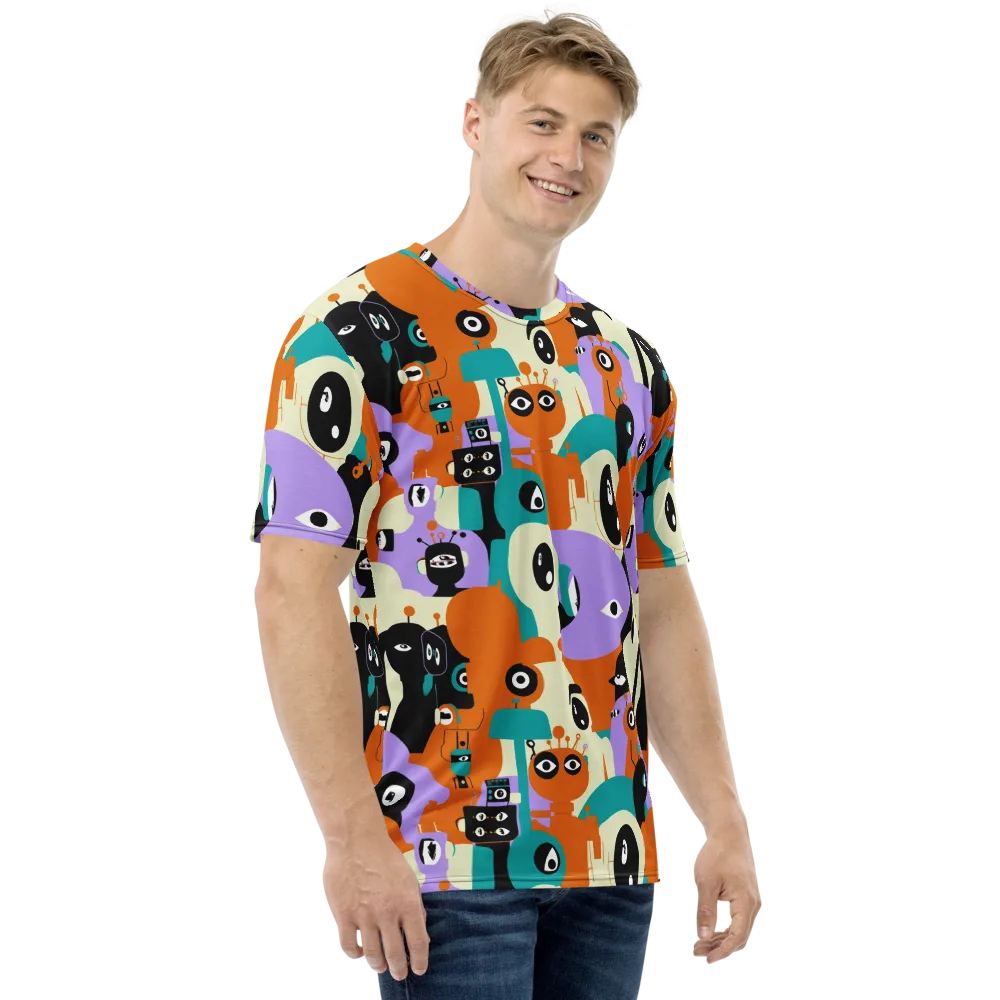 Neon Botany on Men's Crew Neck T-Shirt — Right