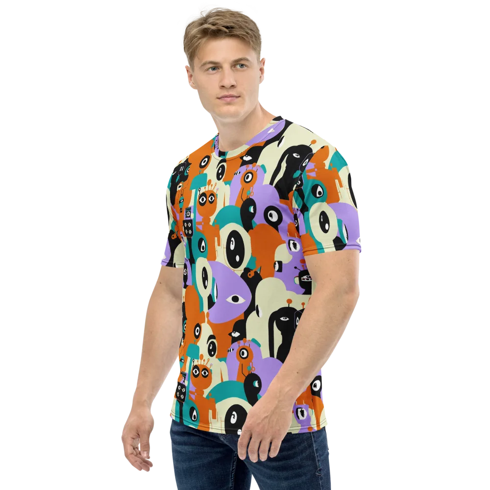 Neon Botany on Men's Crew Neck T-Shirt — Left