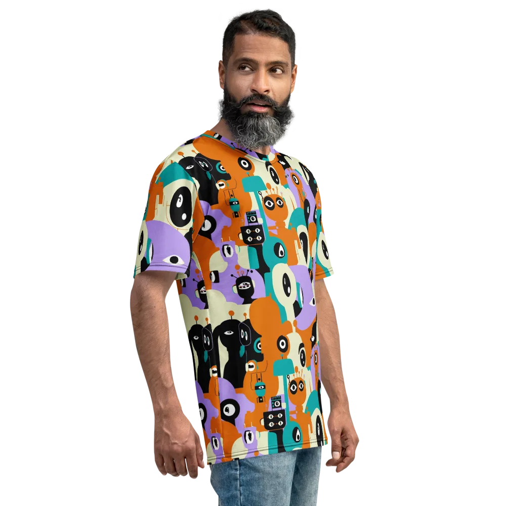 Neon Botany on Men's Crew Neck T-Shirt — Right
