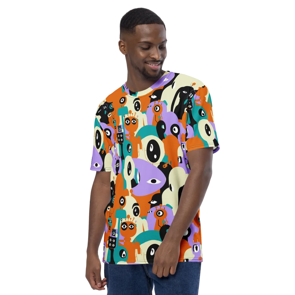 Neon Botany on Men's Crew Neck T-Shirt — Left