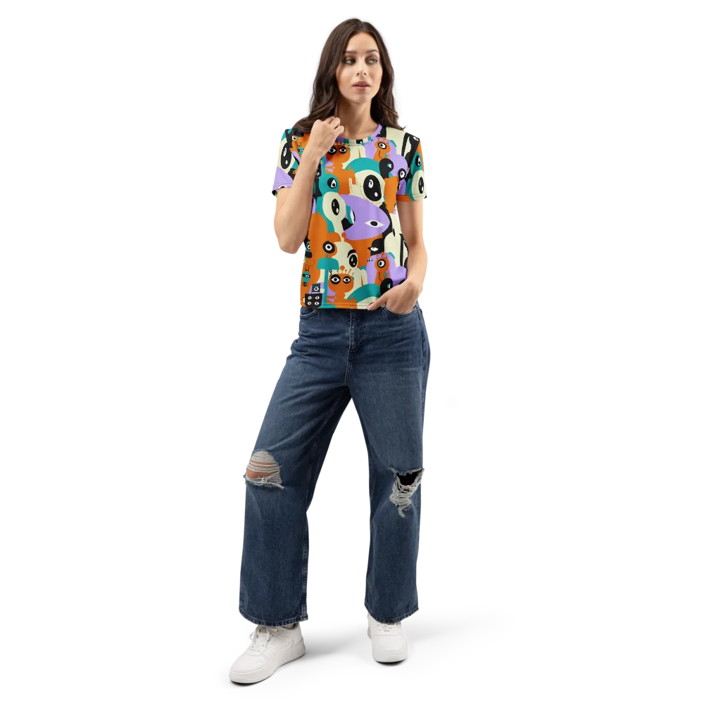 Neon Botany on Women's Crew Neck T-Shirt — Front