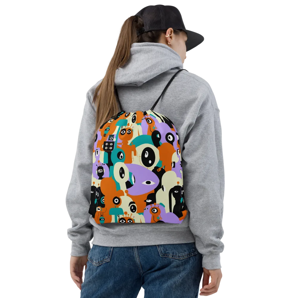Neon Botany on Drawstring Bag — Front