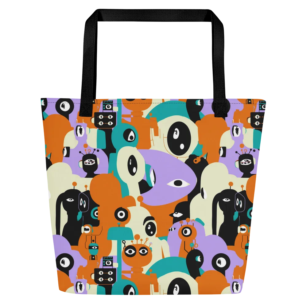Neon Botany on Large Tote Bag W/ Pocket — Front