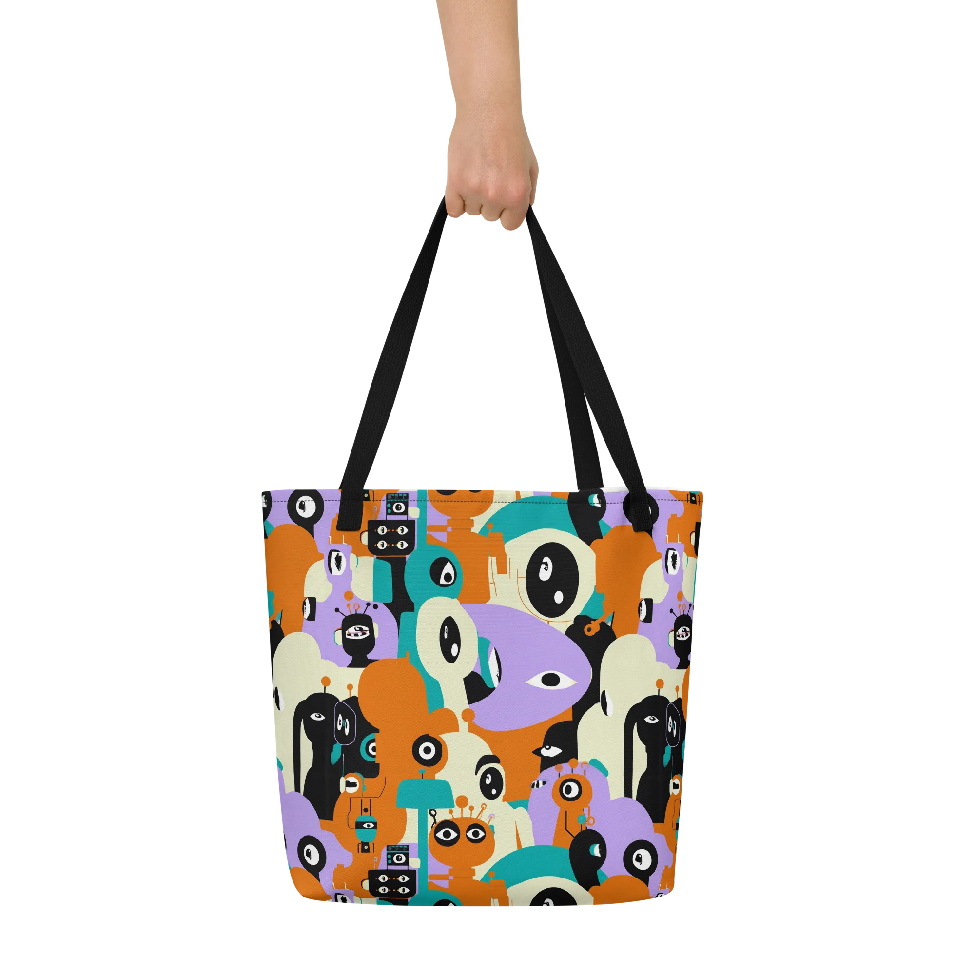 Neon Botany on Large Tote Bag W/ Pocket — Front