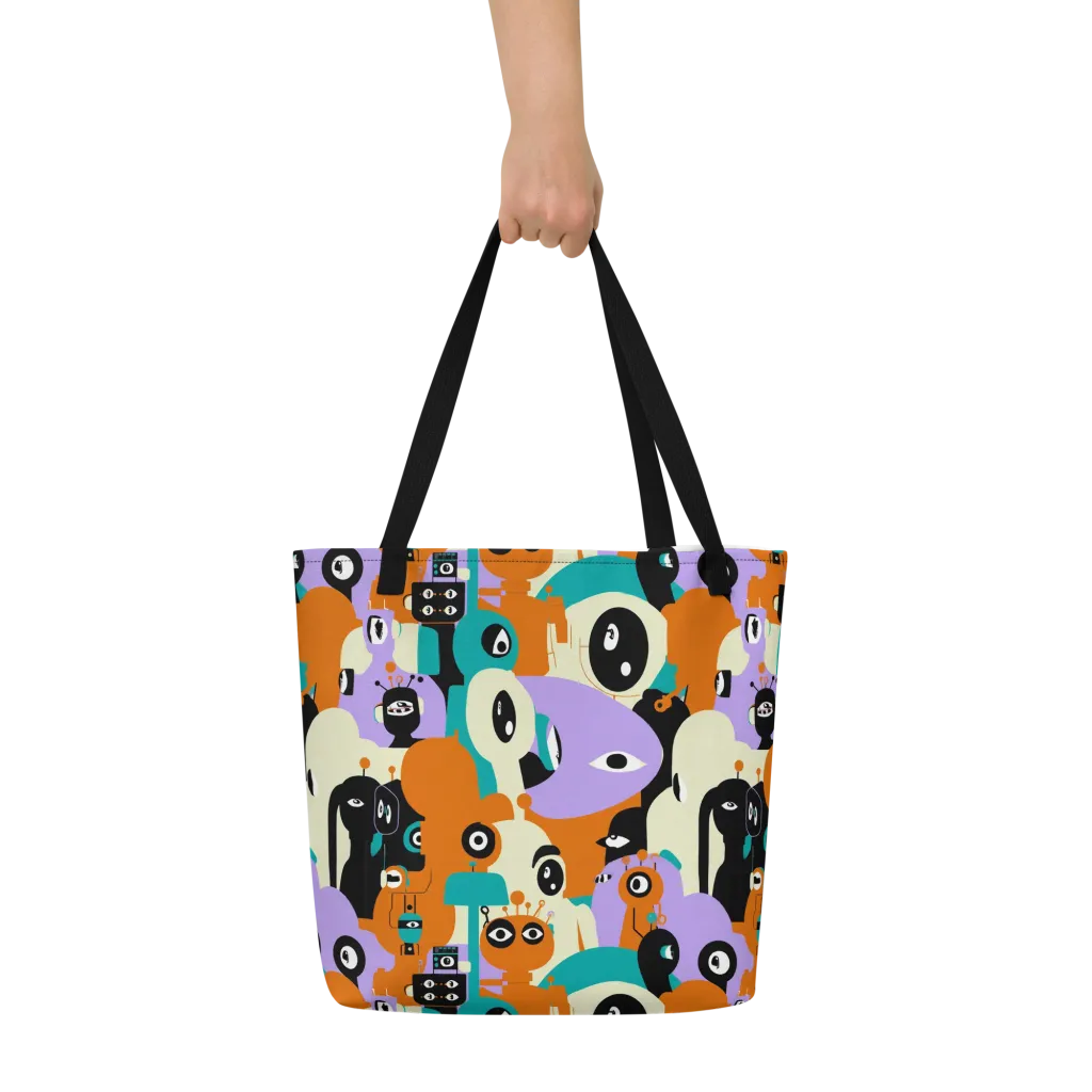 Neon Botany on Large Tote Bag W/ Pocket — Front