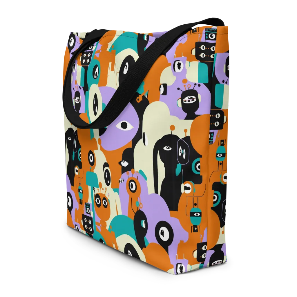 Neon Botany on Large Tote Bag W/ Pocket — Front