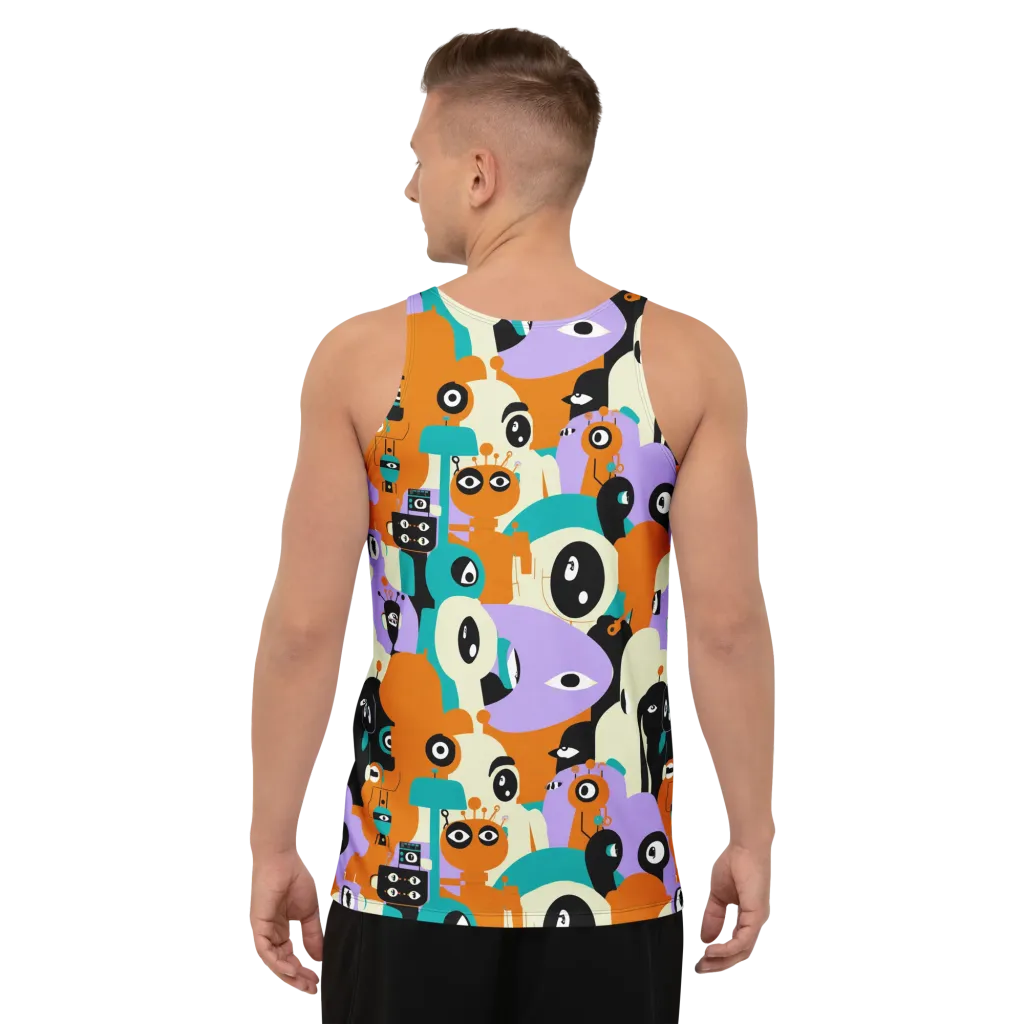 Neon Botany on Men's Tank Top — Back