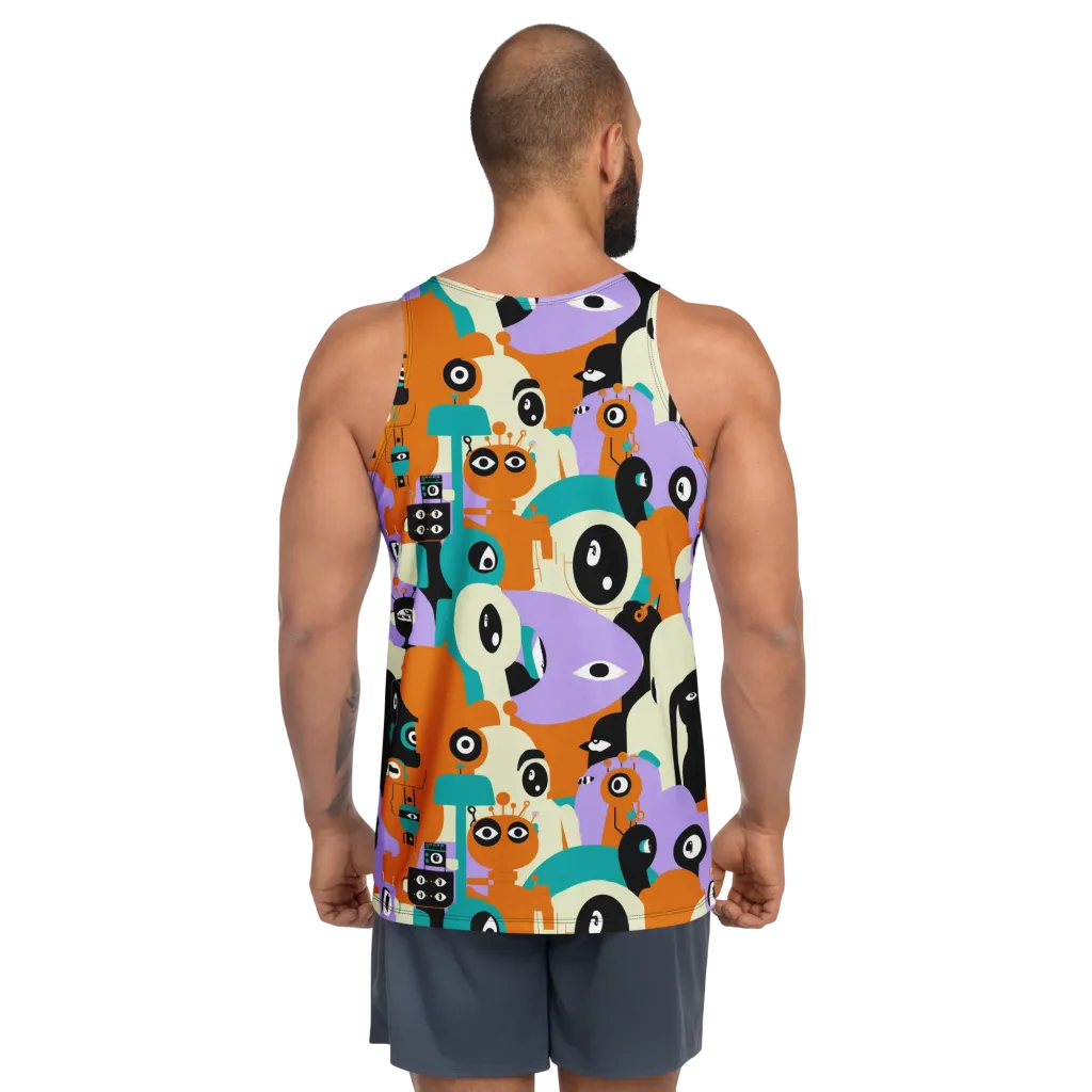 Neon Botany on Men's Tank Top — Back