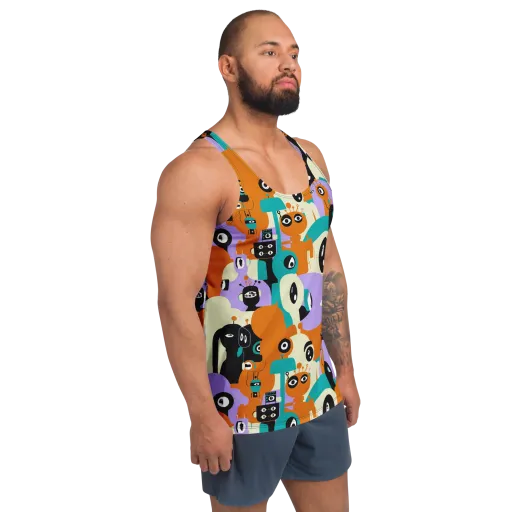 Neon Botany on a Men's Tank Top