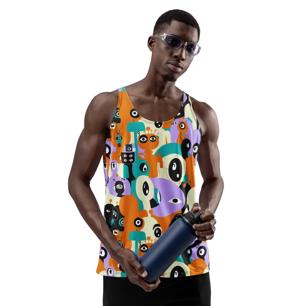 Neon Botany on Men's Tank Top — Front