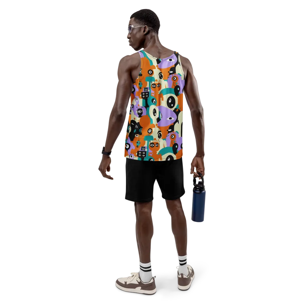 Neon Botany on Men's Tank Top — Back
