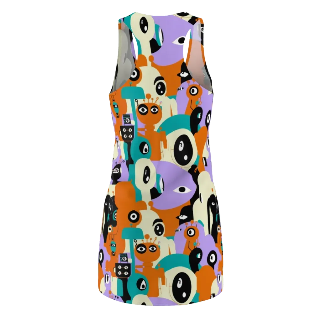 Neon Botany on Racerback Dress — Back