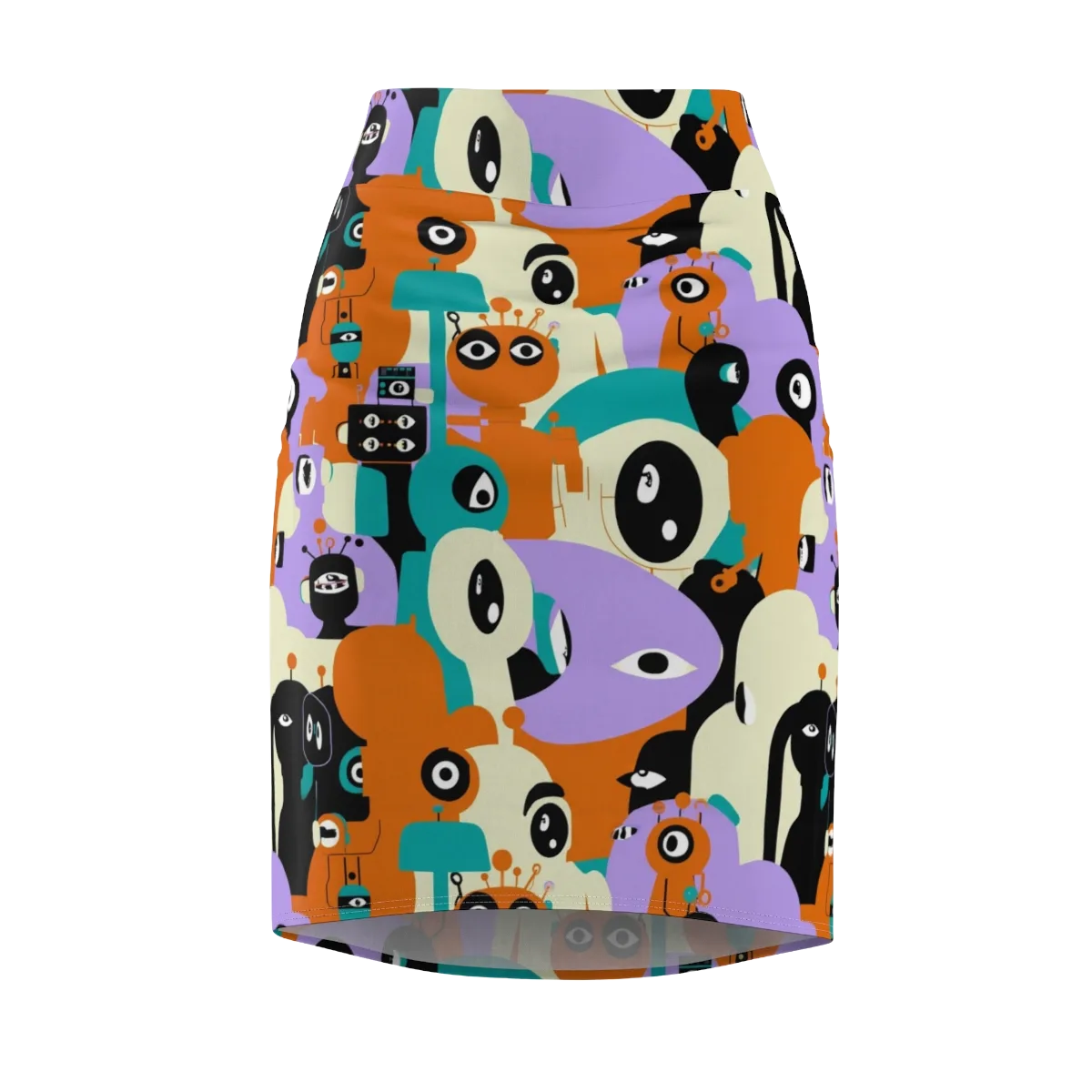 Neon Botany on Pencil Skirt — Front